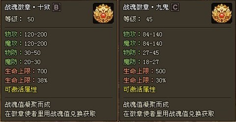 战魂徽章